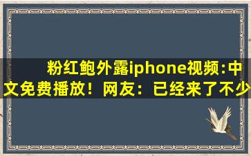 粉红鲍外露iphone视频:中文免费播放！网友：已经来了不少